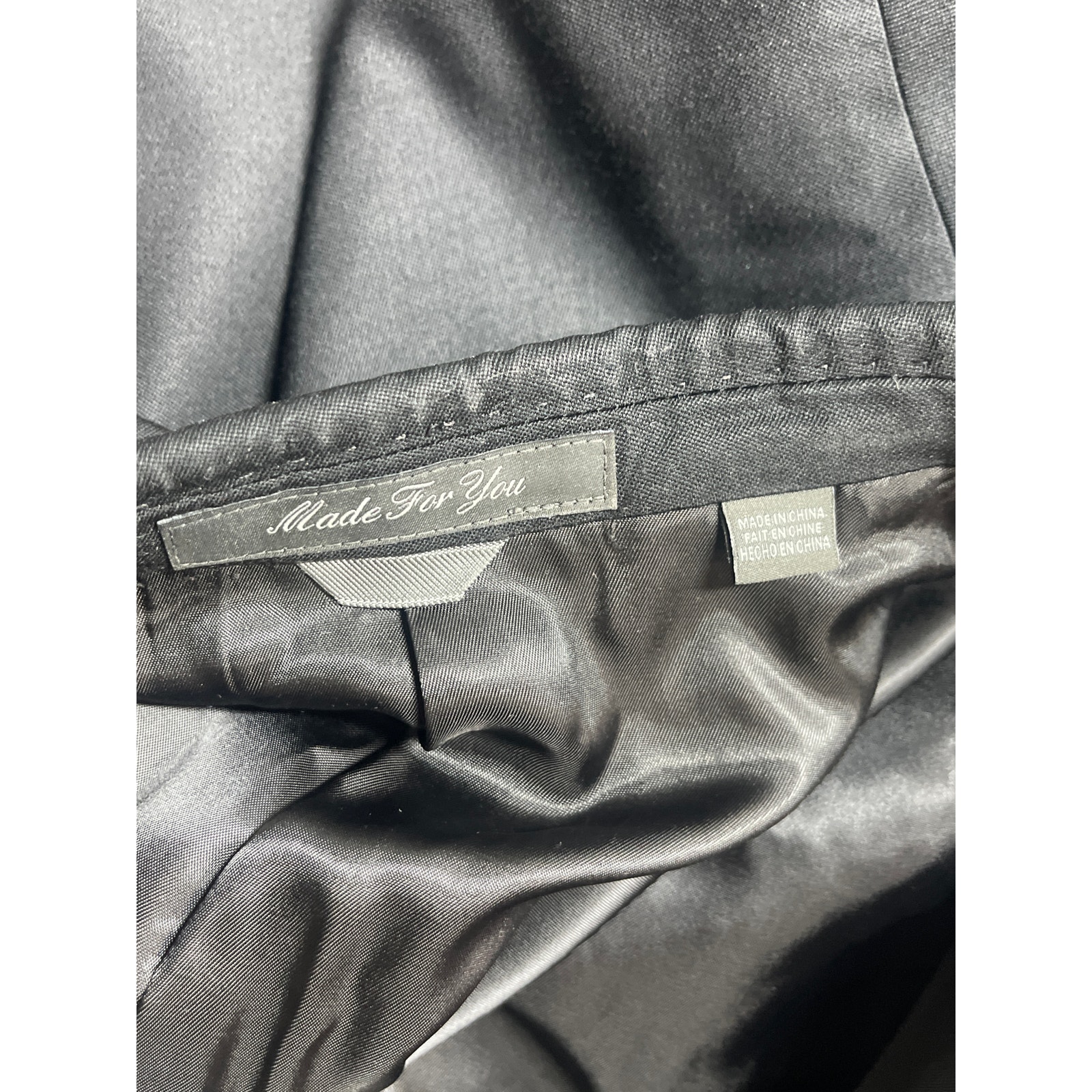 Indochino Men's Black Notch Lapel Long Sleeve Blazer Sports Suit Jacket Size M — image 4 of 7